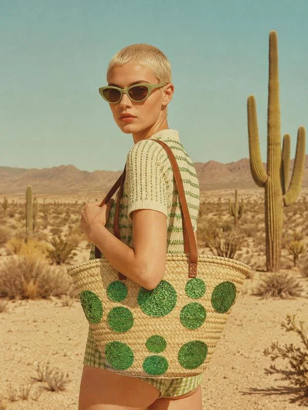 Polkadots basket from The Basket Club